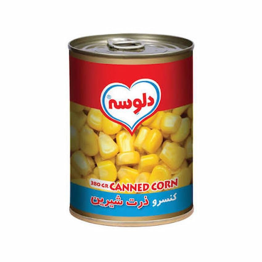 کنسرو ذرت شیرین دلوسه انتخابی مناسب برای آشپزی حرفه ای